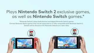 Nintendo Switch 2 plays Nintendo Switch games